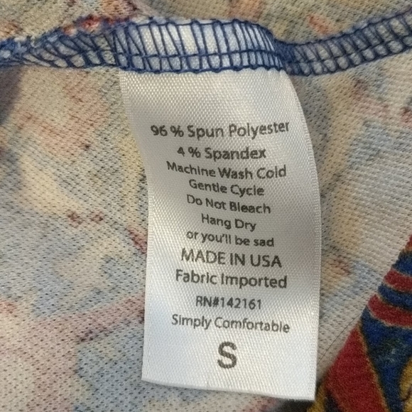 🌻3/$10 Lularoe floral pencil skirt - Picture 5 of 5